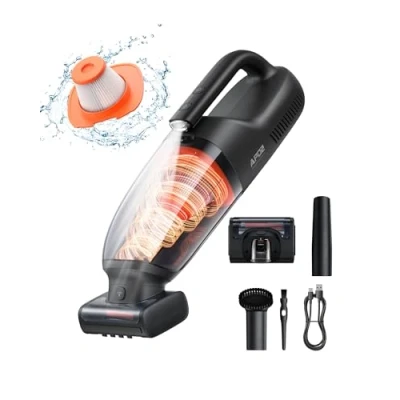 Afbeelding van Baseus AP02 160 W snoerloze handstofzuiger met rolborstel, ledlicht, 10.000 mAh oplaadbare batterij voor huisdierhaar, bank, thuis, kantoor