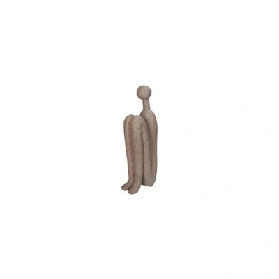 Afbeelding van Woonexpress Deco Beeld Human Polyresin Naturel 10x27x6 cm (BxHxD)