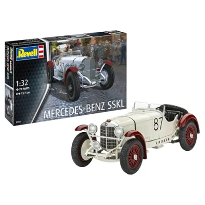 Afbeelding van 1:32 Revell 07737 Mercedes Benz SSKL Klassieke Auto Plastic Modelbouwpakket