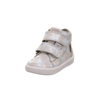 Afbeelding van Superfit Supies Sneakers hoog voor kinderen, Maat: 27, Hellgrau Veloursleer
