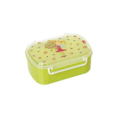 Afbeelding van SIGIKID Meisjes, broodtrommel met kleurrijke motieven, Fee Florentine, groen, 24782