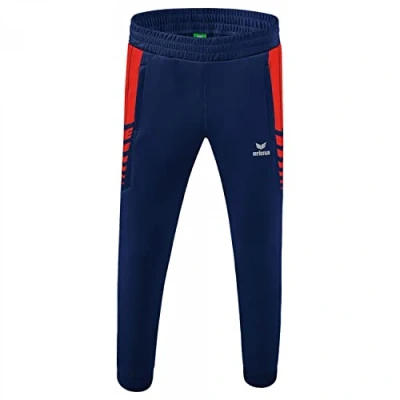 Afbeelding van ERIMA Six Wings Worker Broek Kind New Navy Rood Maat 140