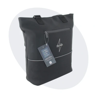 Afbeelding van Voltano E bike City Shopper Zwart 22 Liter