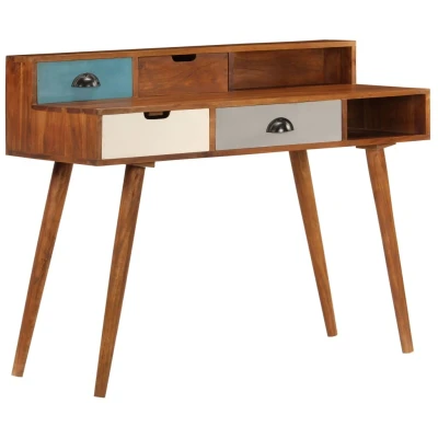 Afbeelding van Schrijftafel 110x50x90 cm massief acaciahout