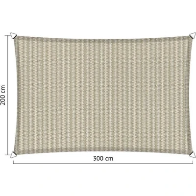 Afbeelding van Shadow Comfort® Rechthoekige Schaduwdoek UV Bestendig Zonnedoek 200 x 300 CM Sahara Sand