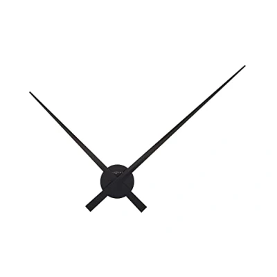 Image de Nextime horloge murale hands aluminium noir Ã¸ 85cm