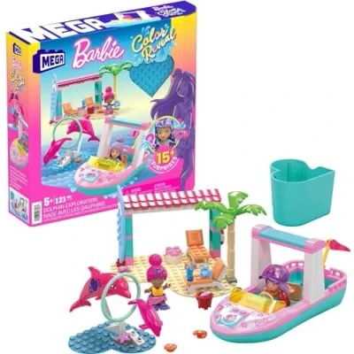 Afbeelding van MEGA Barbie Color Reveal Constructiespeelgoed