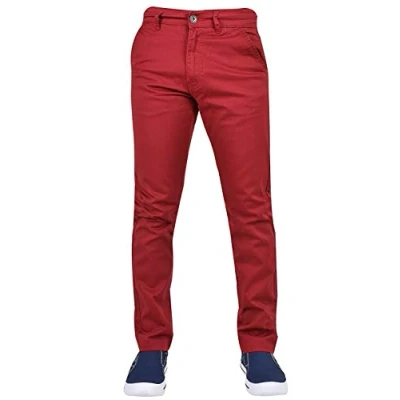 Afbeelding van Enzo Skinny jeans voor heren, Rood