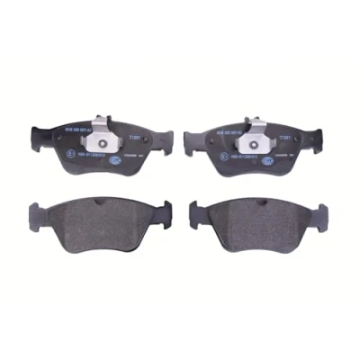 Afbeelding van HELLA 8DB 355 007 831 Remblokkenset Geschikt voor slijtage waarschuwingscontact MERCEDES BENZ: SLK, C Class Saloon, E Saloon