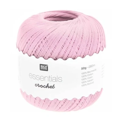 Afbeelding van Rico Design Essentials haak 100% katoen, roze
