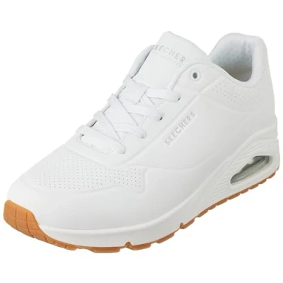 Afbeelding van Skechers Uno Wide dames sneaker Wit Maat 40