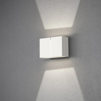 Afbeelding van Konstsmide Pavia 7877 250 LED buitenlamp (wand) Energielabel: G (A G) 12 W Wit