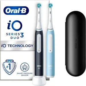 Image de Oral B iO 3 Noir et Bleu Lot de 2