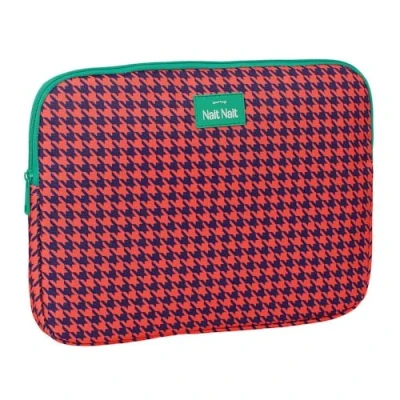 Afbeelding van Laptophoes Nait Pata de gallo coral Koraal 34 x 25 2 cm