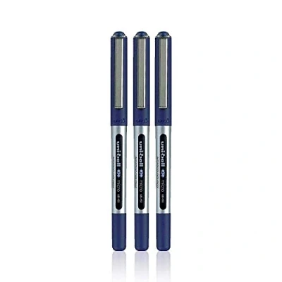 Afbeelding van Uni Ball Eye Micro UB 150 rollerbalpen, 0,5 mm punt, blauw, 3 stuks