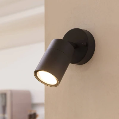 Afbeelding van Prios wandspot Tulimar, hoogte 15 cm, beweegbaar, aluminium