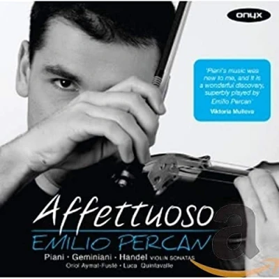 Afbeelding van Emilio Percan Affettuoso: Violin Sonatas by Piani, Geminiani &amp; Handel (CD)