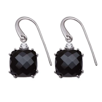 Afbeelding van Orphelia ZO 5893 Oorhangers Zilver 925 2.5 cm Zirkonia