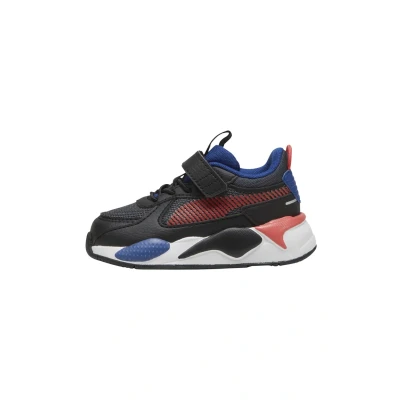 Afbeelding van Puma À Scratch RSX Sneakers laag voor kinderen, Maat: 20, Gris/rouge/noir Kunststof