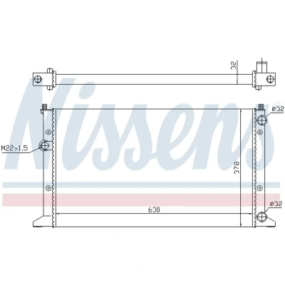 Afbeelding van Nissens Radiateur 65266