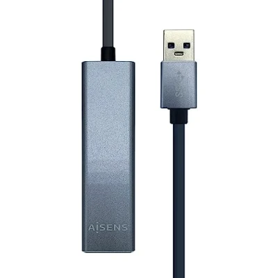 Afbeelding van Hub USB Aisens A106 0401 Grijs (1 Stuks)