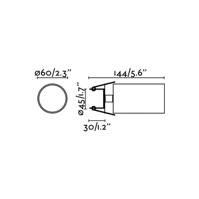 Afbeelding van Inbouwspot Stan, wit, aluminium, Ø 6 cm