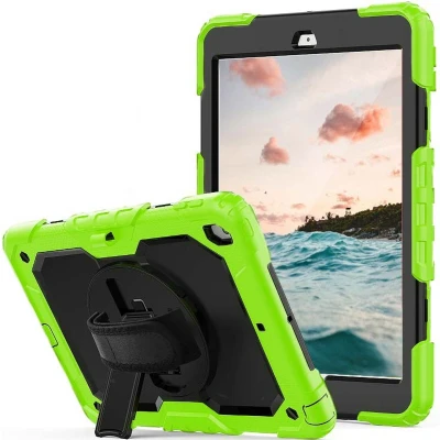 Afbeelding van Casecentive handstrap Pro Hardcase with iPad Air 2 groen
