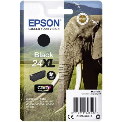 Afbeelding van Epson 24XL (C13T24314012) Inktcartridge Zwart Hoge capaciteit