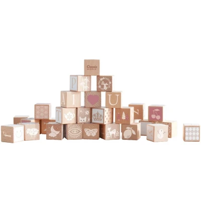 Afbeelding van Classic World Houten Iris Blokken, 29dlg.