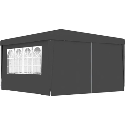 Afbeelding van Partytent met zijwanden professioneel 90 g/m² 4x4 m antraciet