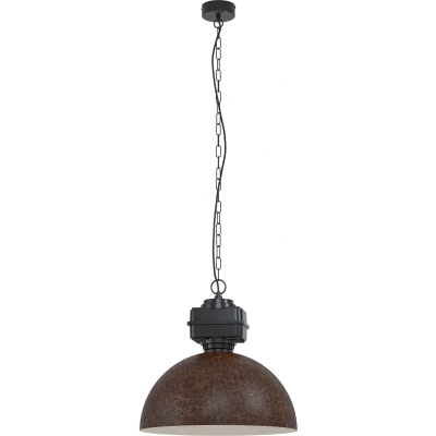 Afbeelding van EGLO Rockingham Hanglamp E27 Ø 53 cm Zwart/Bruin