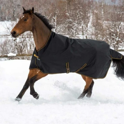 Afbeelding van Bucas Irish Turnout 150g Black/Gold 130/175