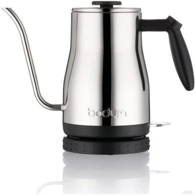 Image de Bodum Bistro Bouilloire Électrique A Long Bec, 1.200 W, 1.0 L, Inox