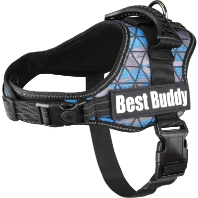 Afbeelding van Hondentuig Best Buddy Pluto Blauw Triangle M
