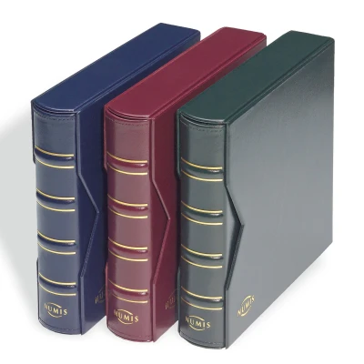 Afbeelding van Leuchtturm Leuchtturm, Numis Classic, Album (4 rings) incl. 5 bladen, cassette Rood afm: 235x240x60 mm. per st.