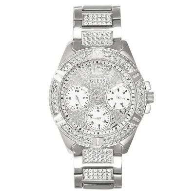 Afbeelding van GUESS dames Lady Frontier horloge W1156L1 in de kleur Zilver