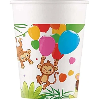 Afbeelding van Globos Papieren Bekers FSC Ballonnen, 8st.