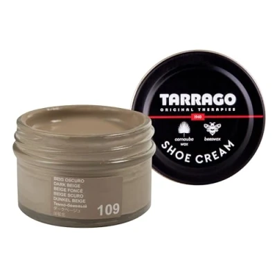 Afbeelding van Tarrago schoencrème 109 donker beige 50ml