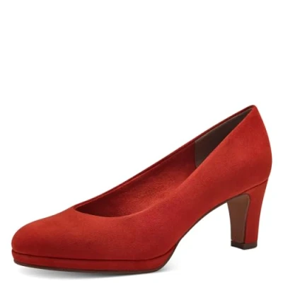 Afbeelding van Marco Tozzi Klassieke pumps, Dames, Maat: 38, Terracotta Textiel