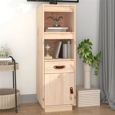 Afbeelding van Hoge kast 34x40x108,5 cm massief grenenhout
