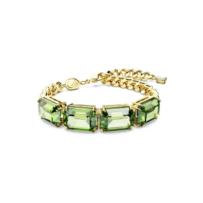 Afbeelding van Swarovski dames Millenia armband M verguld in de kleur Goud, maat: US 7 = 17,3 mm