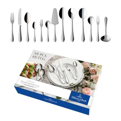 Image de Villeroy &amp; Boch Mademoiselle Ménagère 68pcs. 44x29x9cm