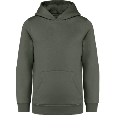 Afbeelding van Native Spirit Ecologische kindersweater met capuchon NS404 Organic khaki
