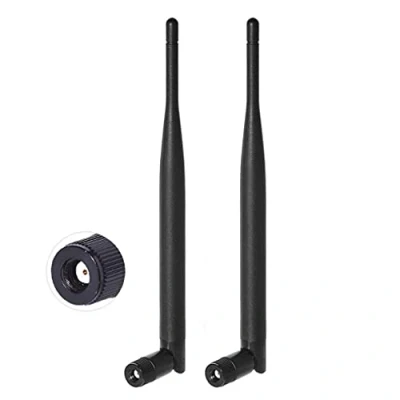 Afbeelding van Bingfu WLAN antenne, Omnidirectioneel, 6 dBi MIMO RP SMA Bi Band, 2,4 GHz, 5 5,8 voor camera, IP, boot, FPV, router, WLAN, PCIE kaart, draadloos netwerk, 2 pakketten