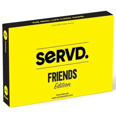 Afbeelding van SERVD Friends Edition Het hilarische echte kaartspel