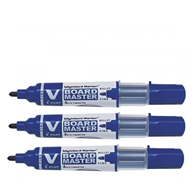 Image de Pilot Marqueur Pour Tableau Blanc V board Master Pointe Ogive Bleu