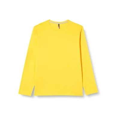 Afbeelding van Kariban NoTrash2003 T shirt met lange mouwen en ronde hals, eenvoudig nauwsluitend, in 20 kleuren maten S, M, L, XL, 2 x 3 B 4 Oranje