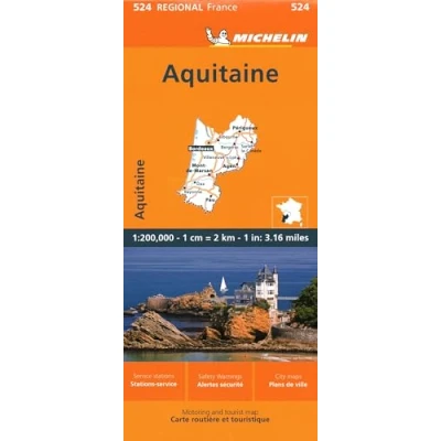 Afbeelding van Aquitaine Michelin Regional Map 524