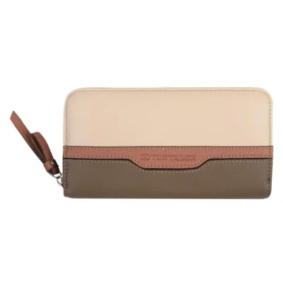 Afbeelding van TOM Tailor JULE Portemonnee, Dames, Maat: One Size, Mixed taupe