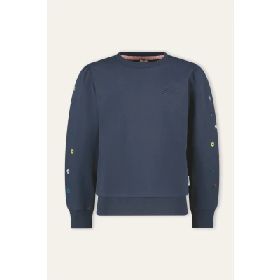 Afbeelding van Kinder Scottie Sweater Blauw navy Maat 104 B.Nosy